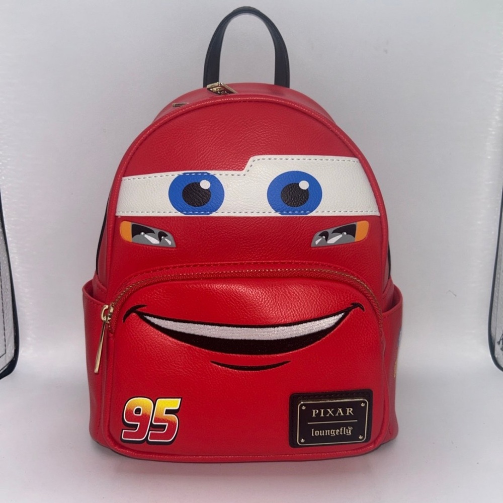 Loungefly OG Disney Pixar CARS Lightning McQueen cosplay Mini Backpack